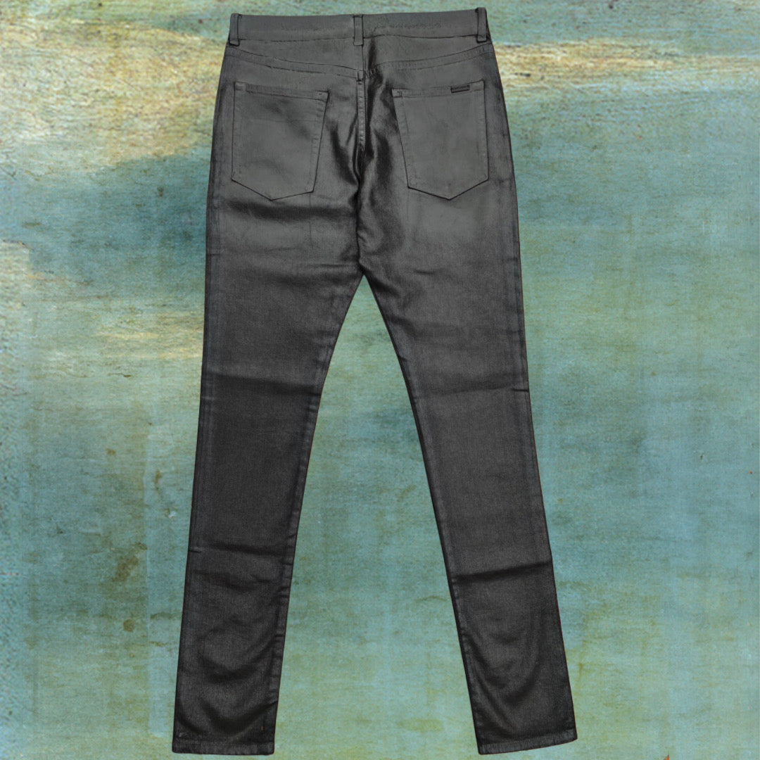 FW20 D24 OIL COATED SKINNY JEANS