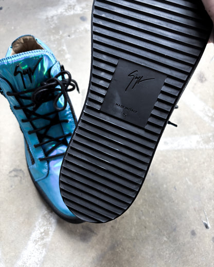 HOLOGRPAHIC BLUE KRISS HIGH TOP