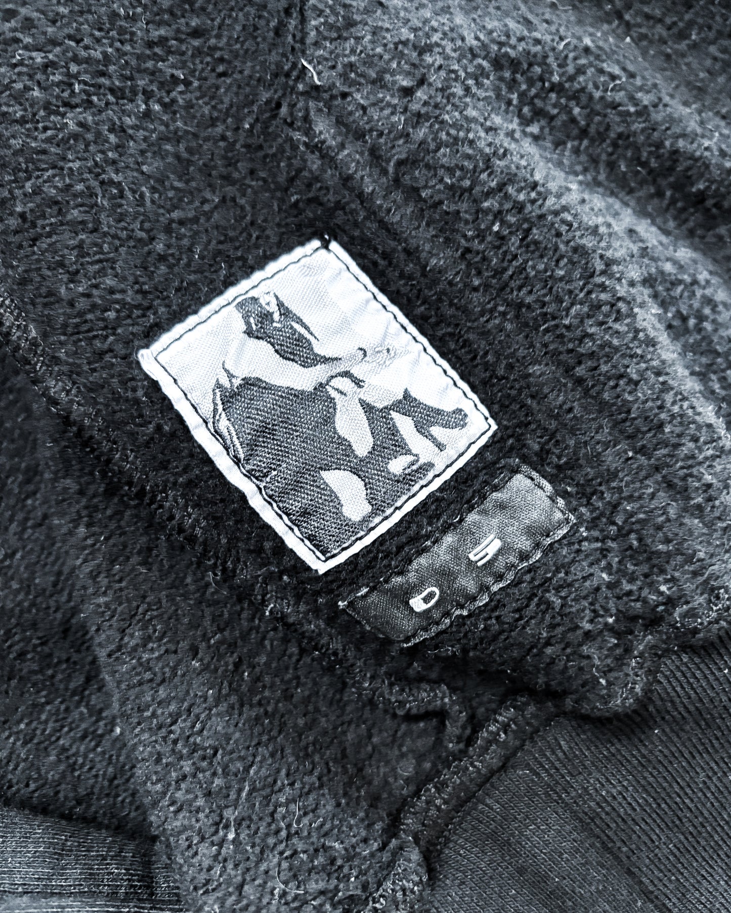 F/W16 LAMBSKIN SLEEVE MOUNTAIN HOODIE