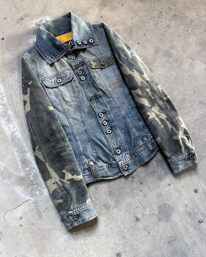 A/W03 HYBRID CAMO DENIM JACKEY