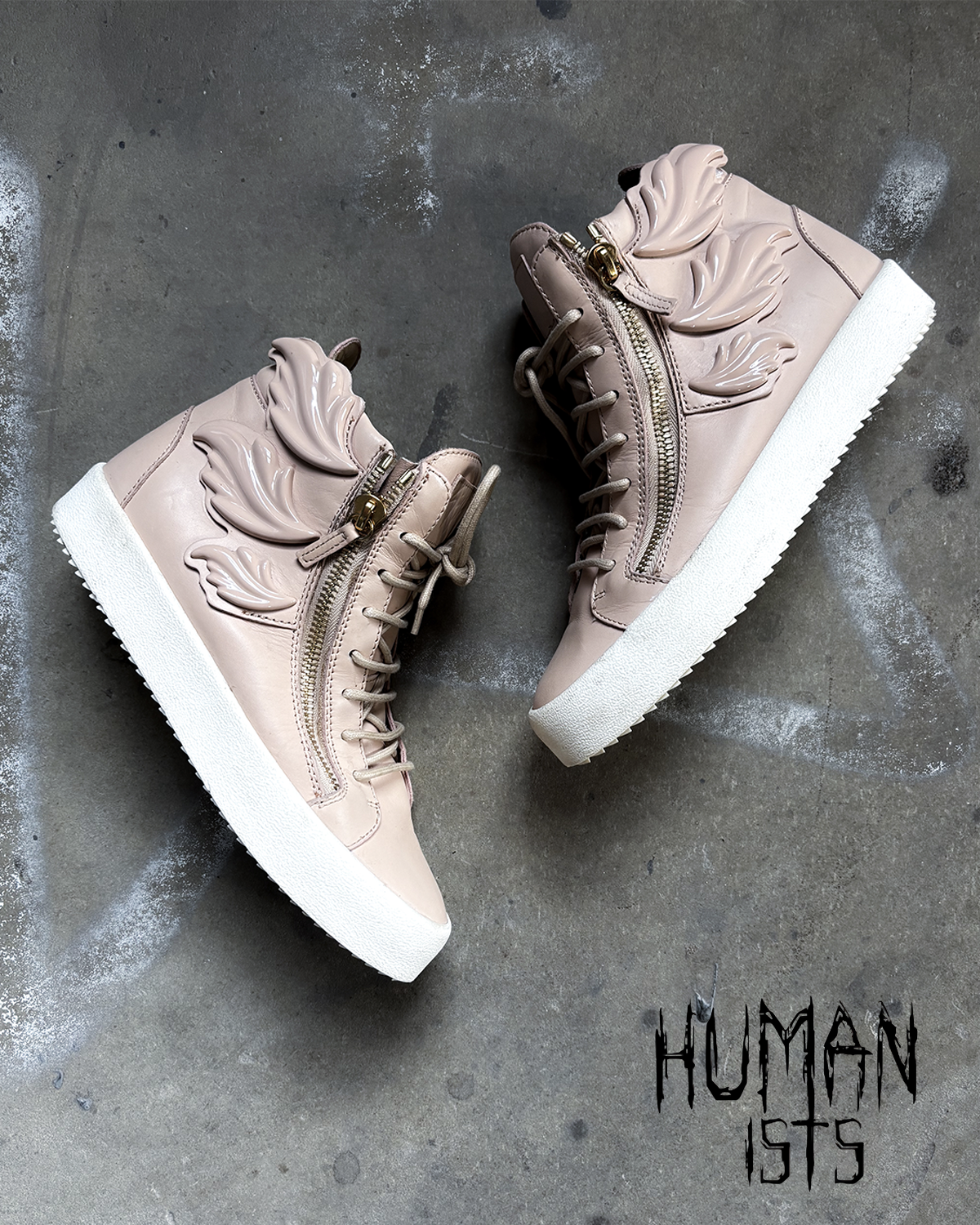 PINK WINGS ‘KRISS’ HIGH TOPS