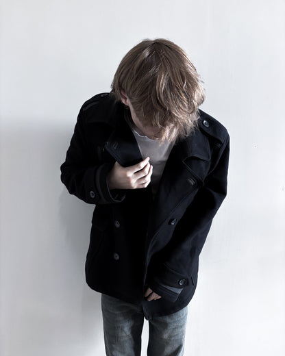 F/W04 WOOL PEACOAT OFFICER JACKET