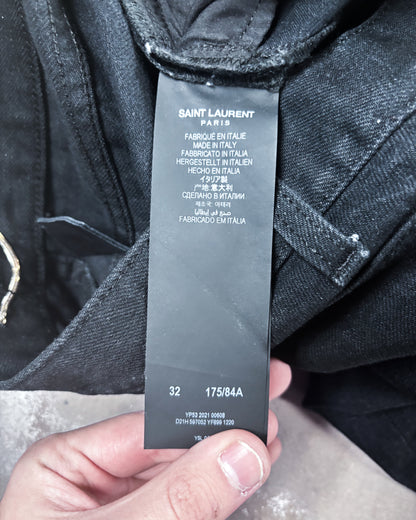 S/S21 D18 BLACK DENIM