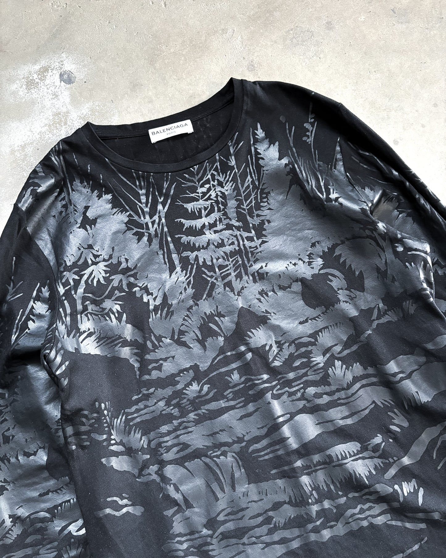 SS14 BLACK NATURE LONGSLEEVE