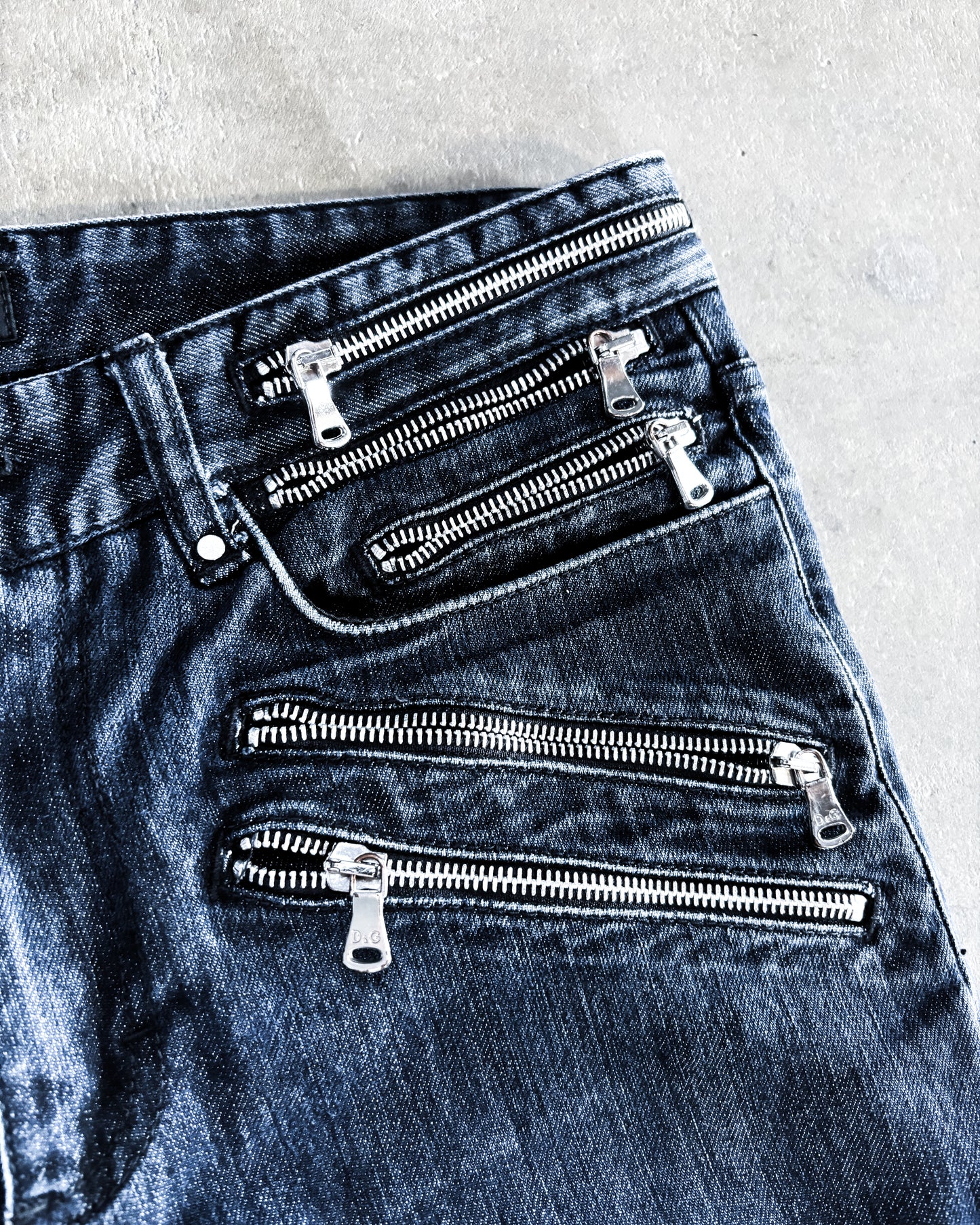 S/S08 MULTI ZIP DENIM