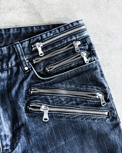 S/S08 MULTI ZIP DENIM