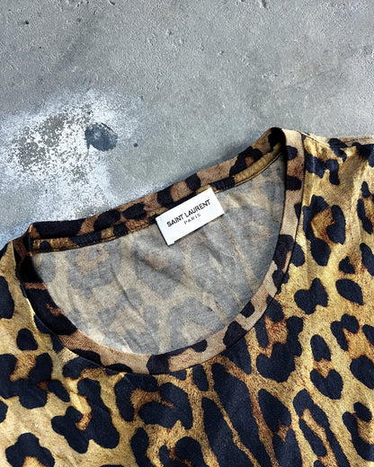 S/S15 CHEETAH PRINT T-SHIRT BY HEDI SLIMANE