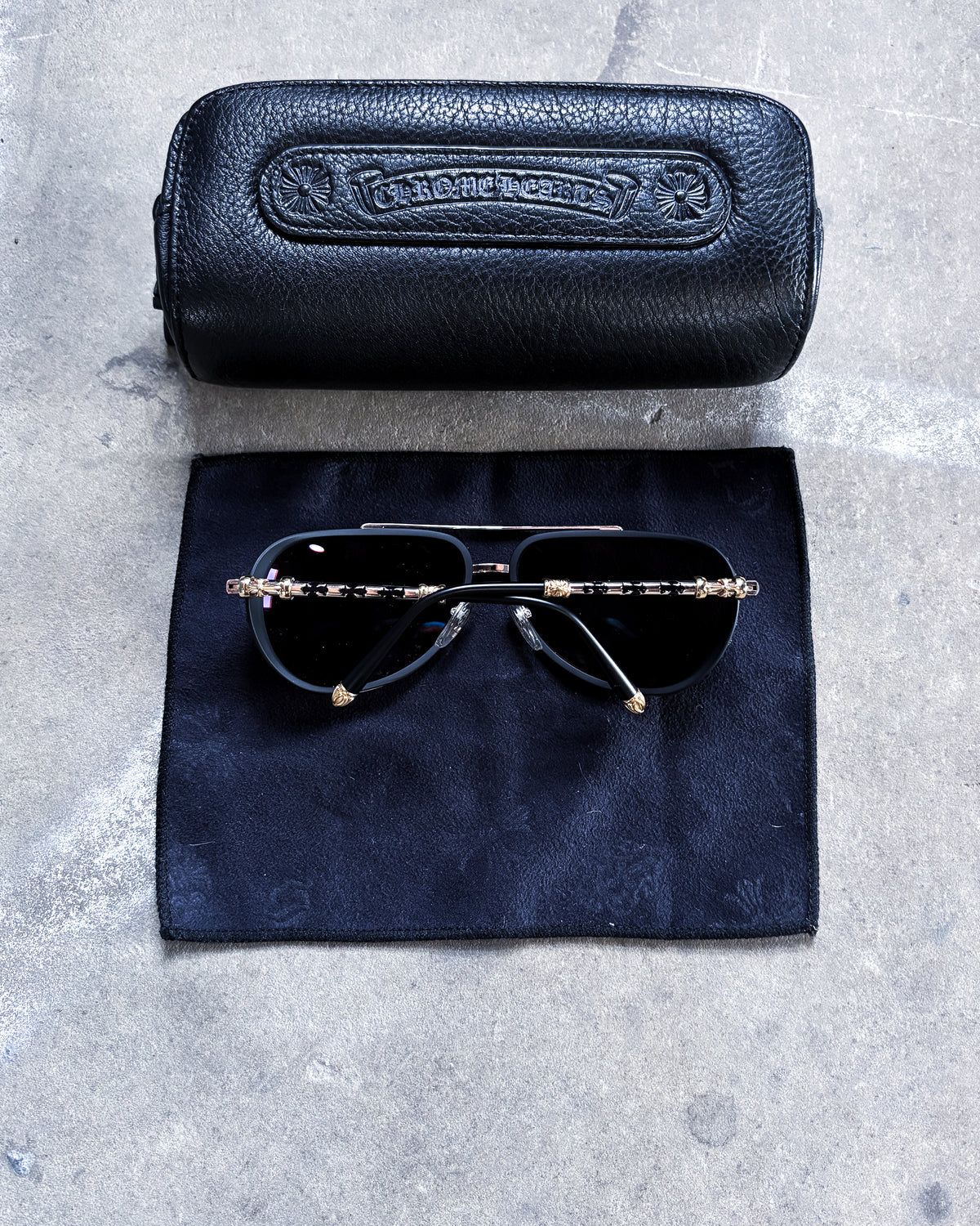 GOLD ‘JACKWACKER I’ SUNGLASSES
