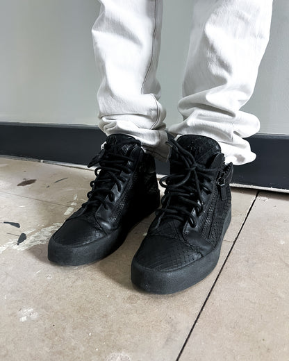 BLACK PYTHON ‘KRISS’ SNEAKERS