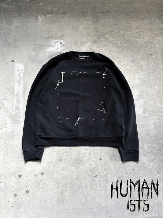 ERD LOOSE THREAD CREWNECK SWEATER