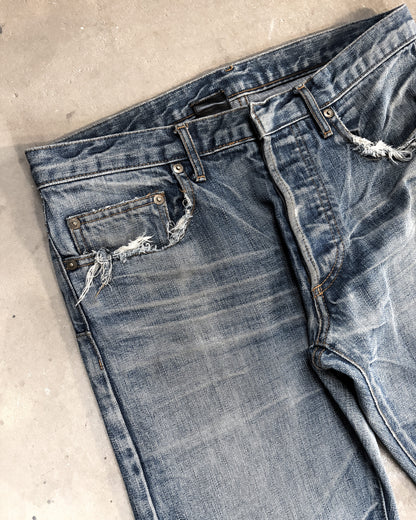 S/S03 BLUE CLAWMARKS BY HEDI SLIMANE