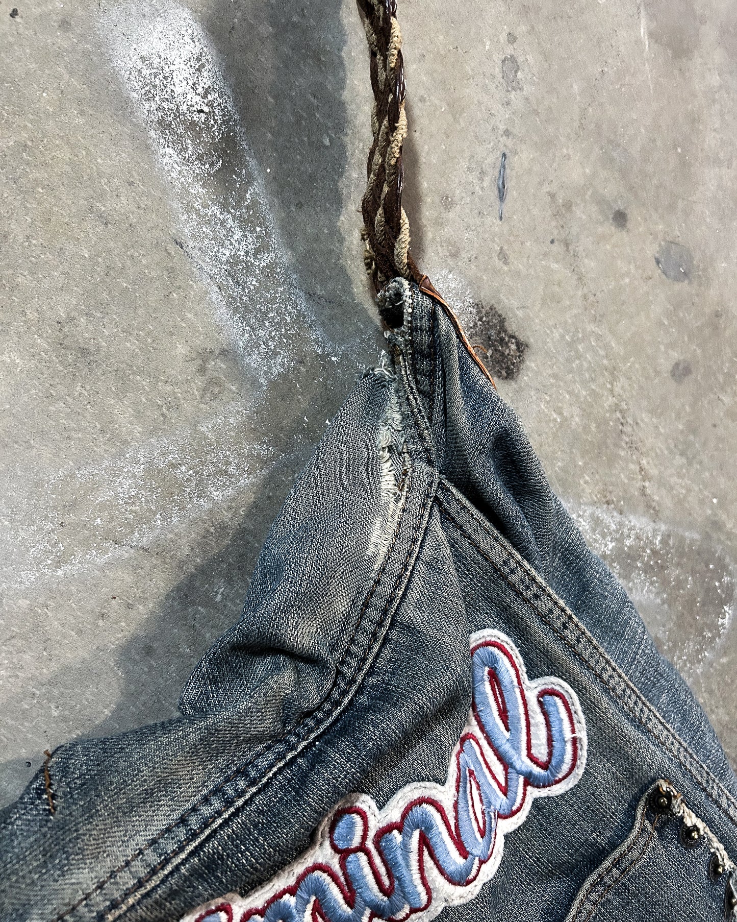 S/S02 ‘CRIMINAL’ DENIM MESSENGER BAG