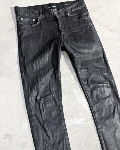 A/W12 WAXED SLIM DENIM