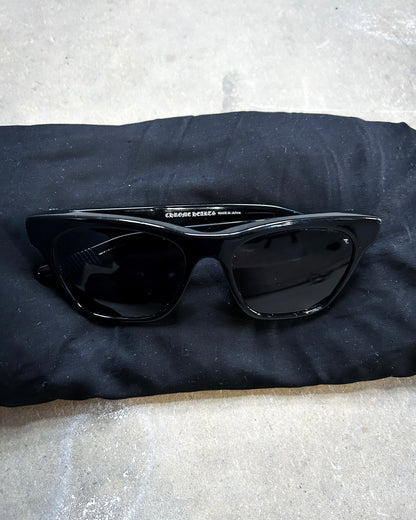 BLACK CLITTERATI WAYFARER SUNGLASSES