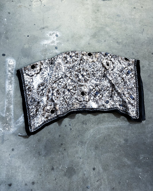 JEWEL PATTERN SILK SCARF