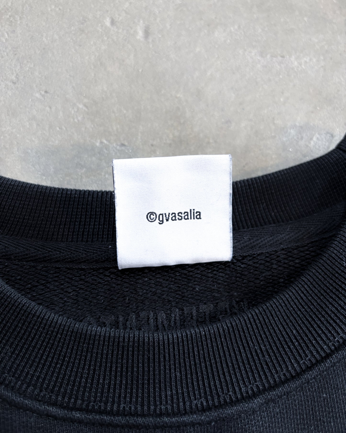 S/S22 ‘MY NAME IS VETEMENTS’ NAME BADGE SWEATER