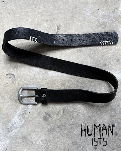 METAL CROSS EMBELLISHED BELT