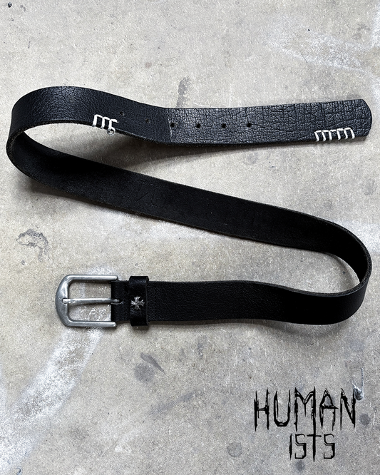 METAL CROSS EMBELLISHED BELT