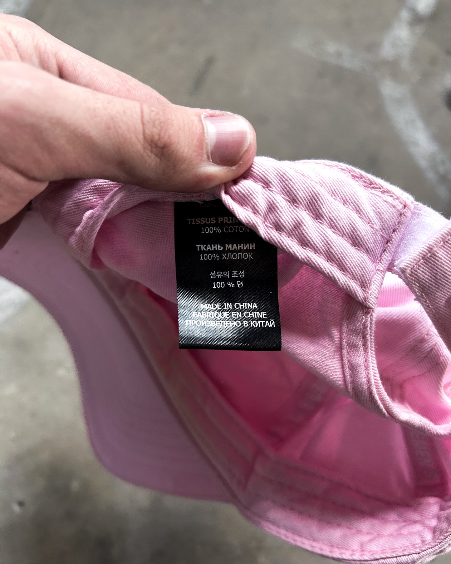 PINK LOGO CAP