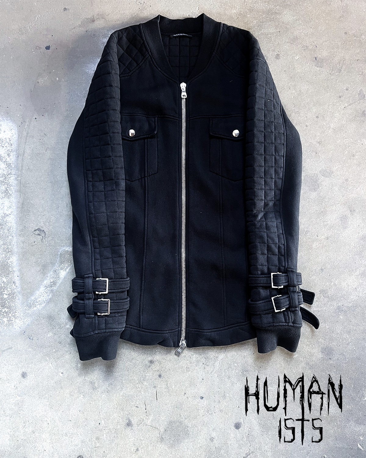 S/S14 BELTED CUFF BIKER JACKET