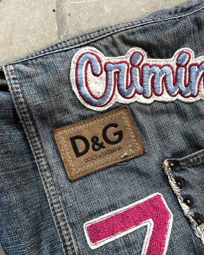 S/S02 ‘CRIMINAL’ DENIM MESSENGER BAG