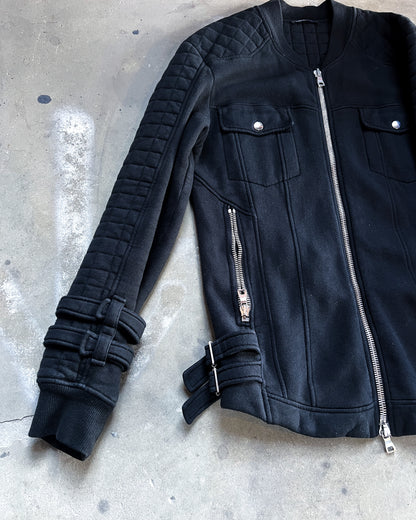 S/S14 BELTED CUFF BIKER JACKET