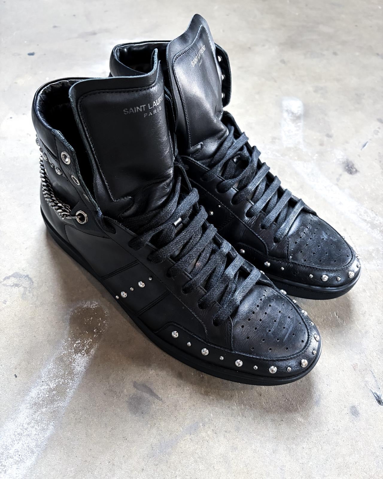 F/W15 22H CHAIN STUDDED “WOLLY” HIGH TOP