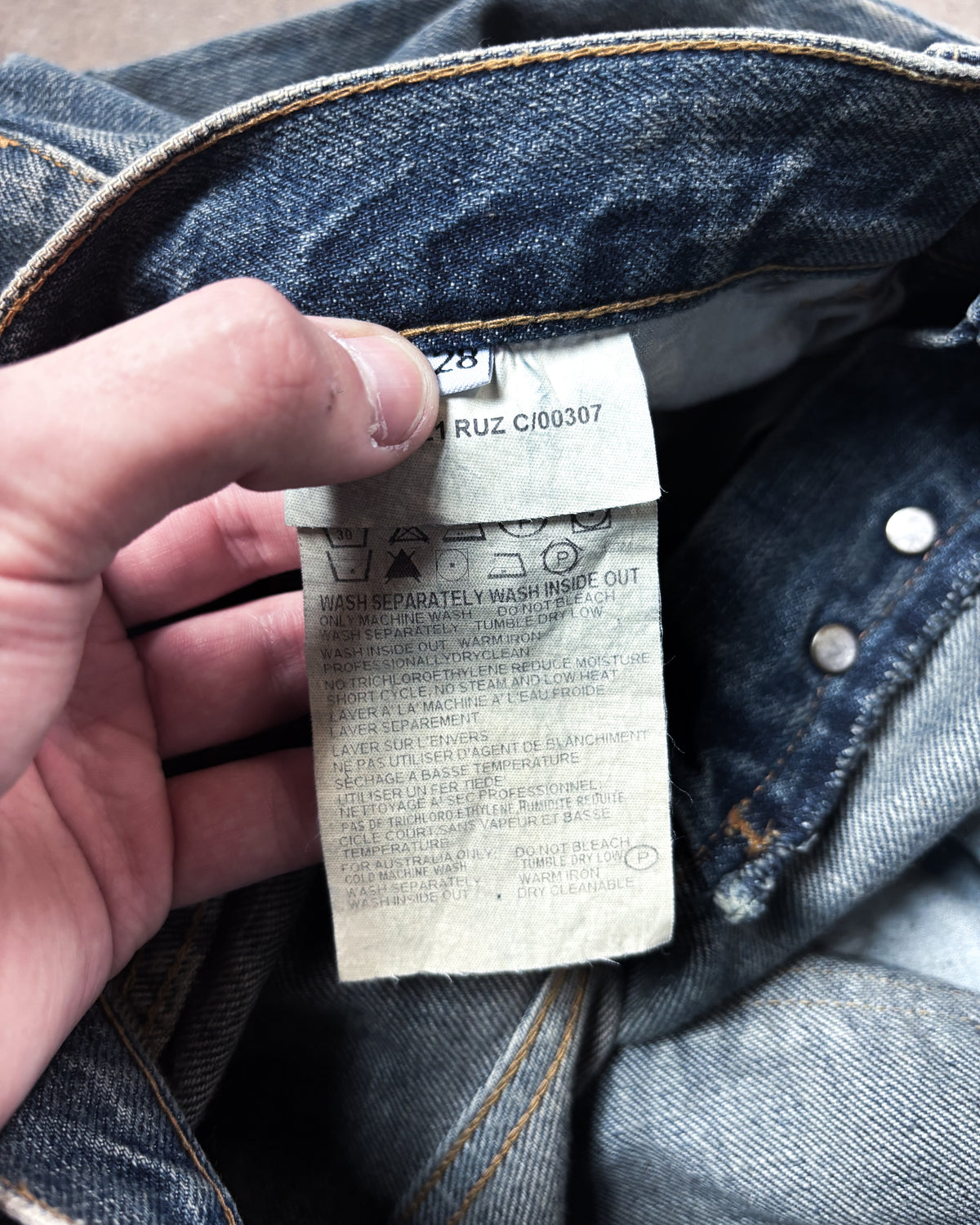 PRE-05 FADED BLUE BOOTCUT DENIM