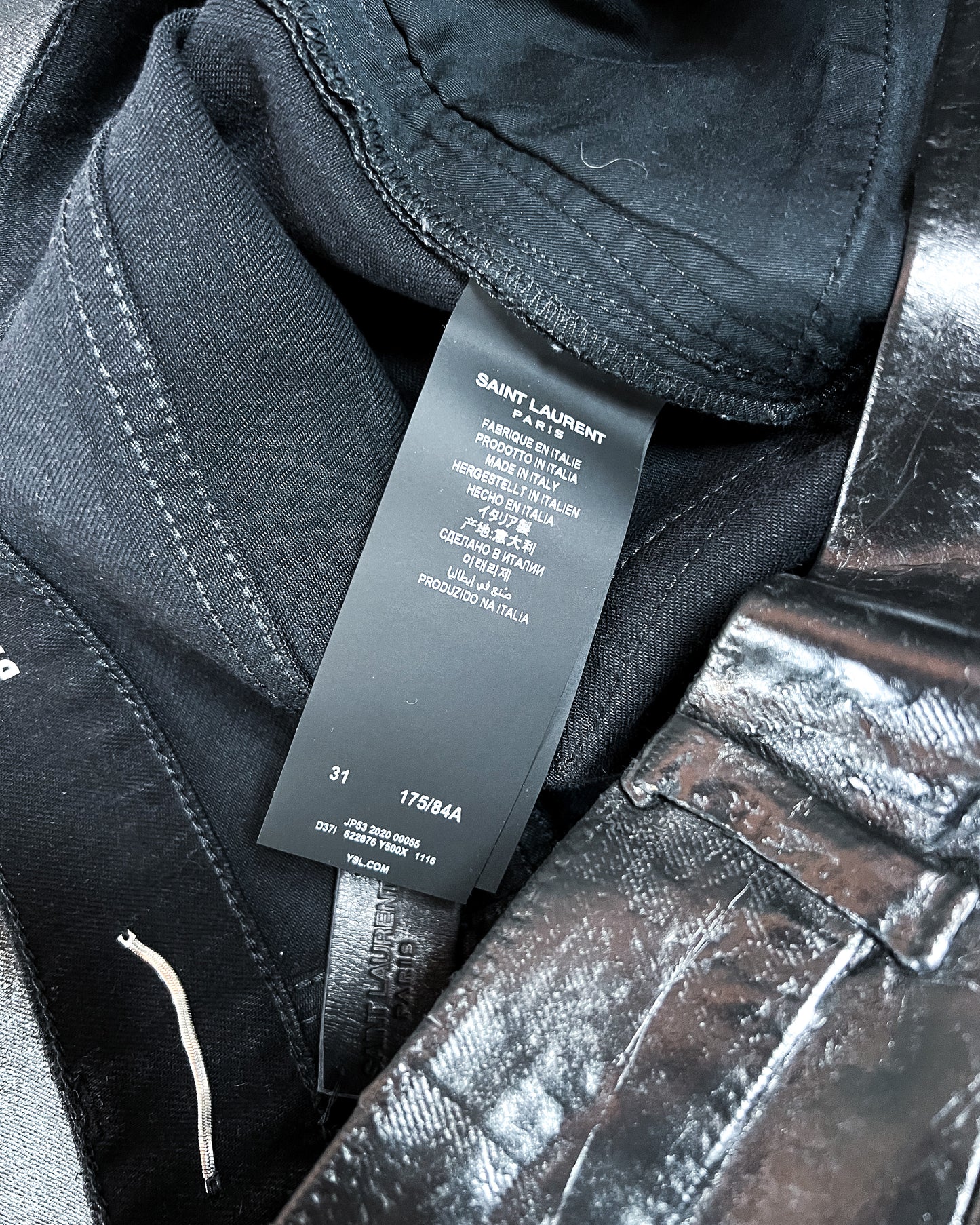 OIL COATED D24 DENIM BY ANTHONY VACCARELLO
