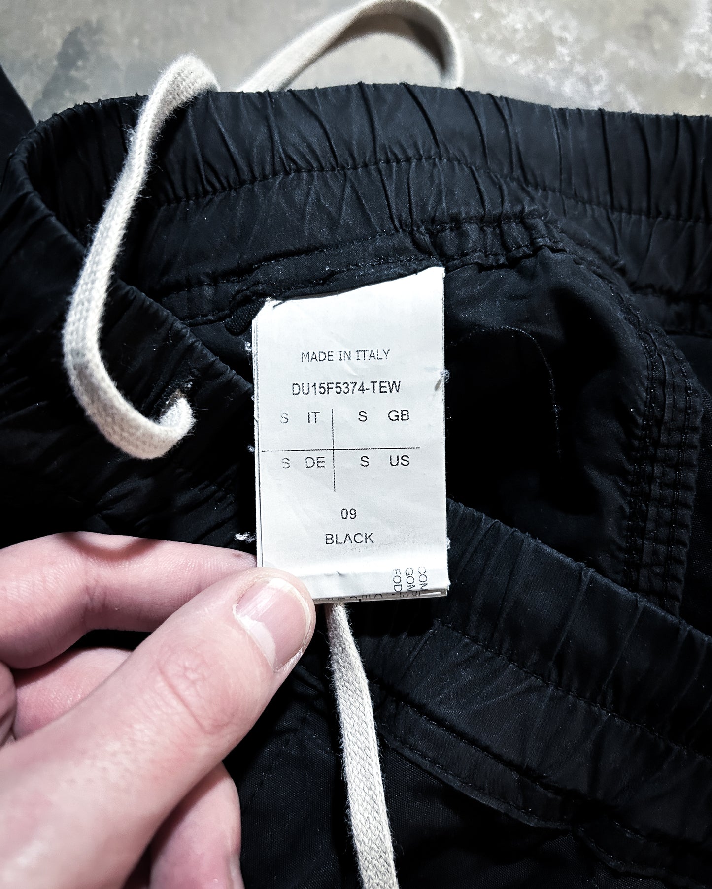 F/W15 ‘SPHINX’ DRAWSTRING PANTS