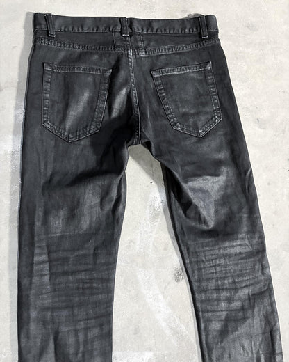 A/W12 WAXED SLIM DENIM