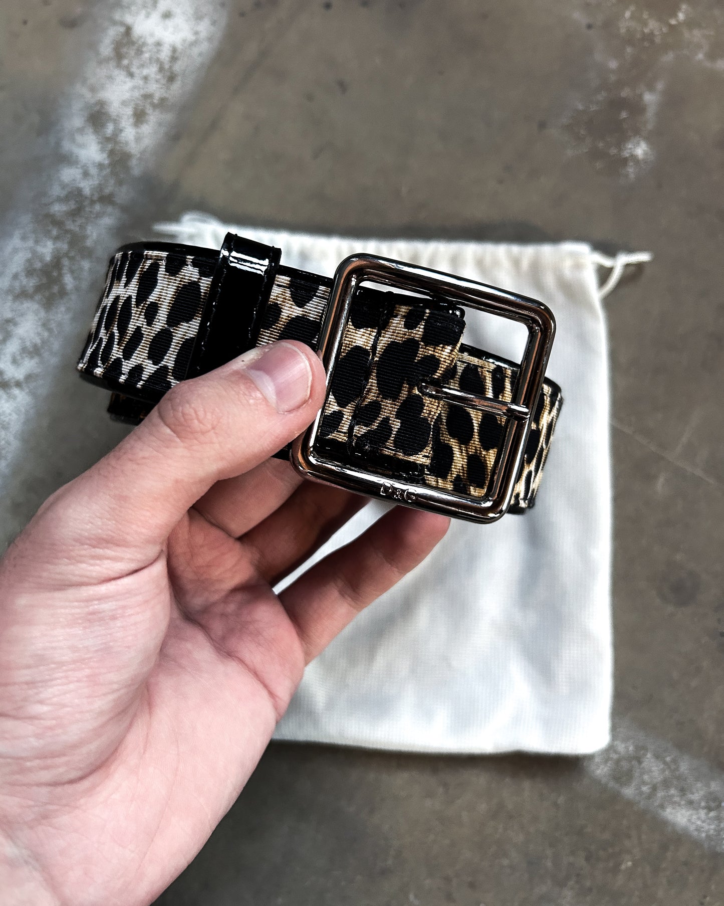 LEOPARD PRINT BELT