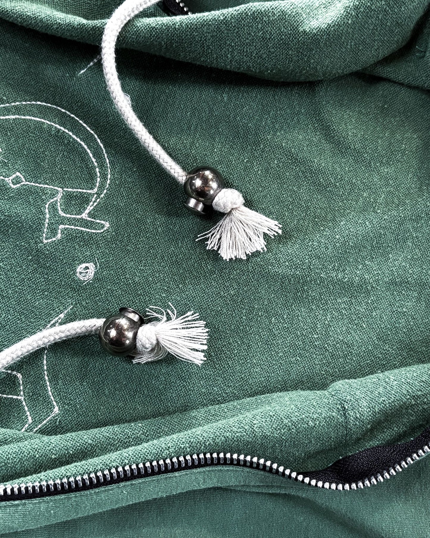 LGB Green Boxer Zip Up Hoodie