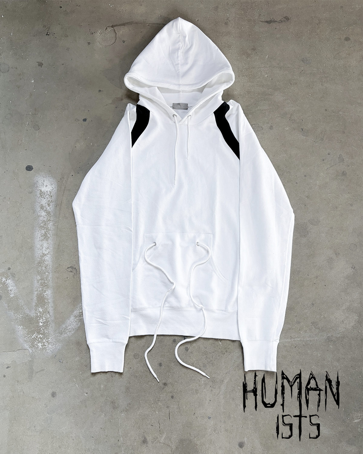 A/W06 “THESE GREY DAYS” WHITE EYELET HOODIE