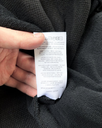 F/W14 ASYMMETRICAL MESH PANEL ZIP UP