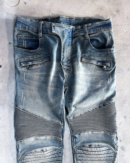 S/S14 REINFORCED BIKER DENIM