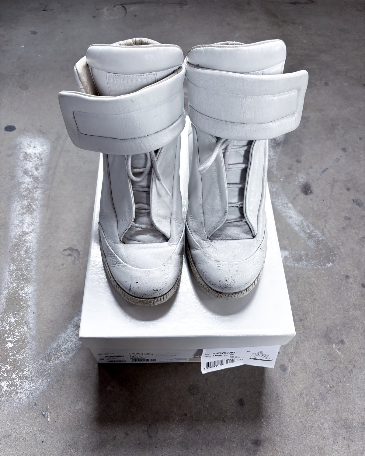 S/S15 WHITE FUTURE HIGH TOP
