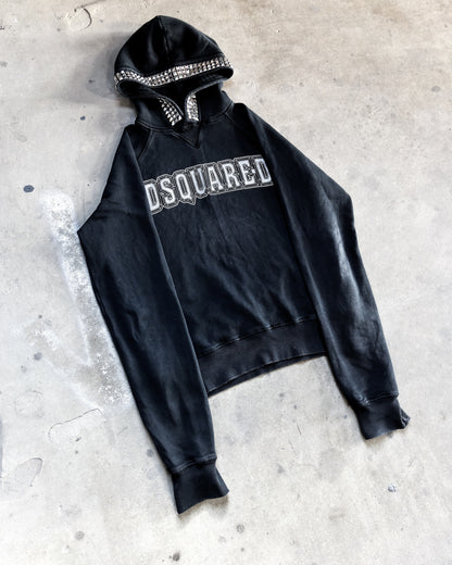 A/W05 STUDDED LOGO HOODIE