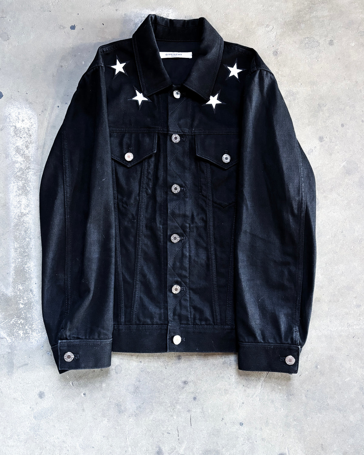 BLACK STAR DENIM JACKET