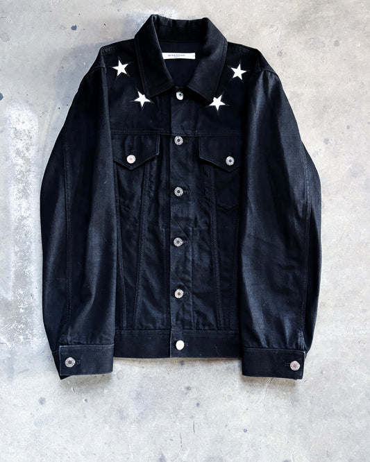 BLACK STAR DENIM JACKET