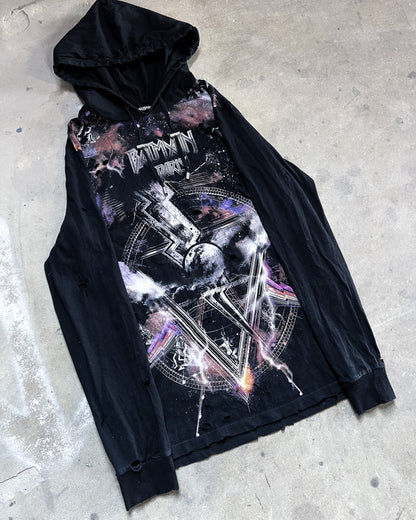 A/W18 DISTRESSED GALAXY HOODIE