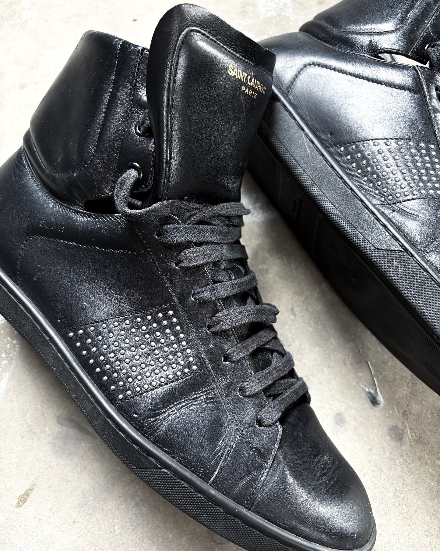 AW14 STUDDED SL/01 HIGH TOP