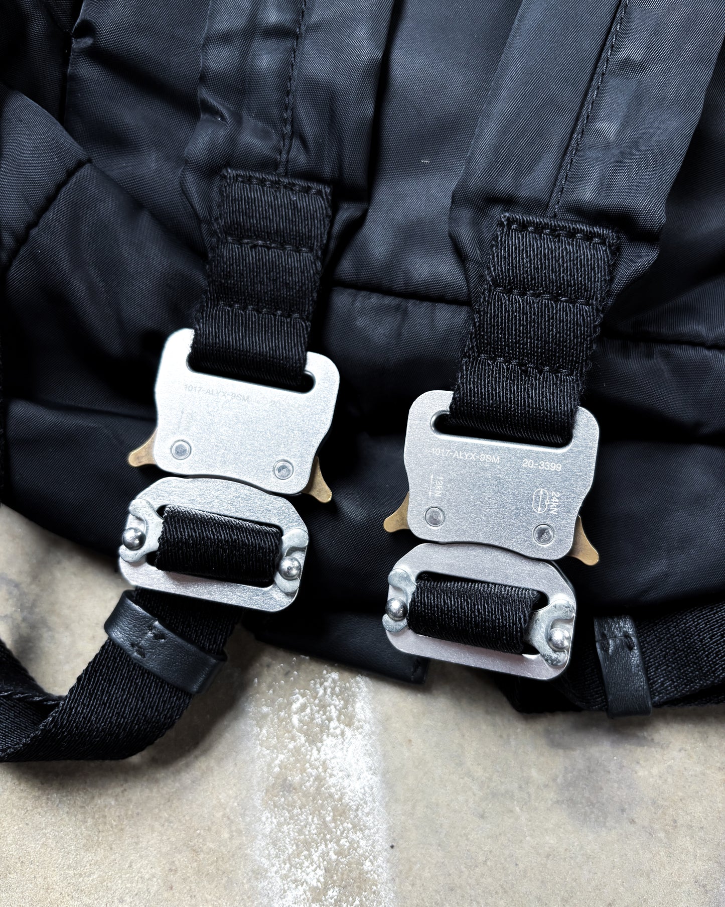 BLACK TANK BUCKLE BACKPACK