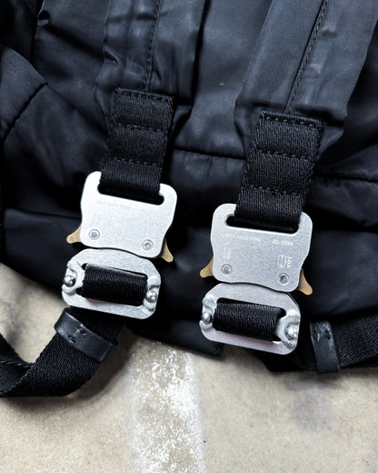 BLACK TANK BUCKLE BACKPACK
