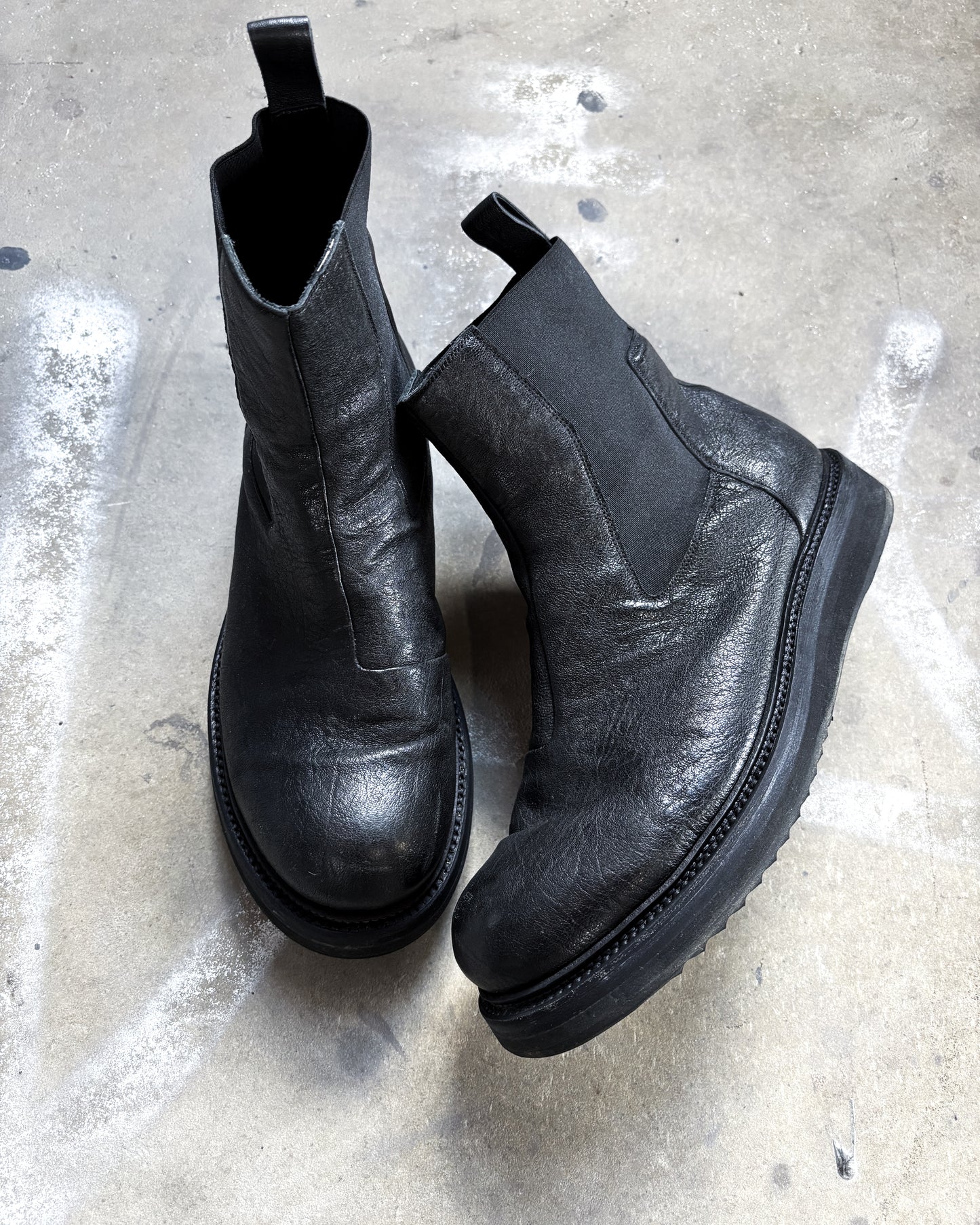A/W10 “GLEAM” BLISTERED CREEPER BOOTS