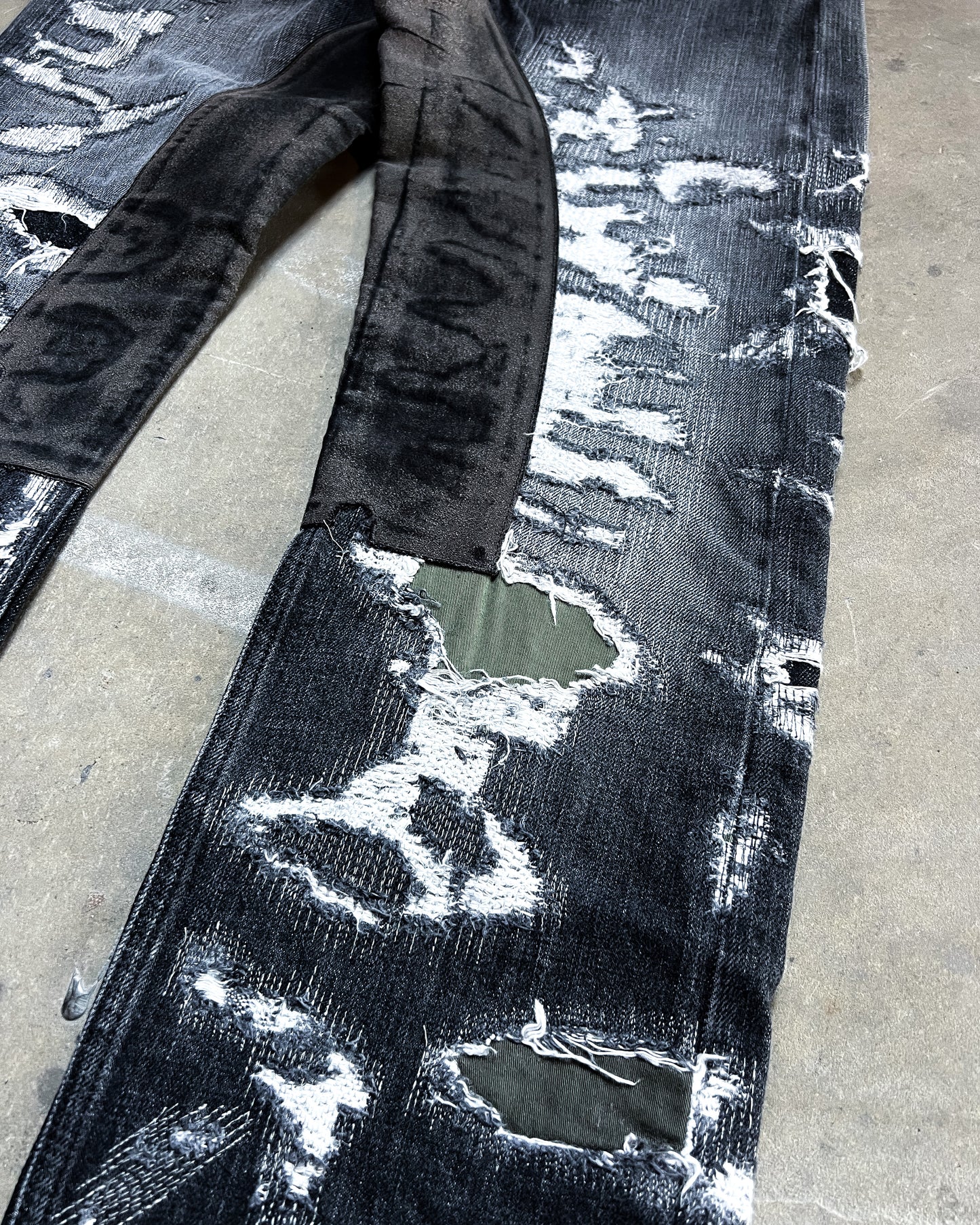 DESTROYED BORO MOLESKIN DENIM BY MMW