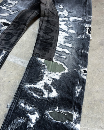 DESTROYED BORO MOLESKIN DENIM BY MMW