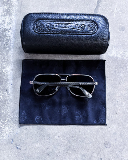 SILVER ‘BONEYARD I’ SUNGLASSES
