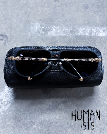 GOLD ‘JACKWACKER I’ SUNGLASSES