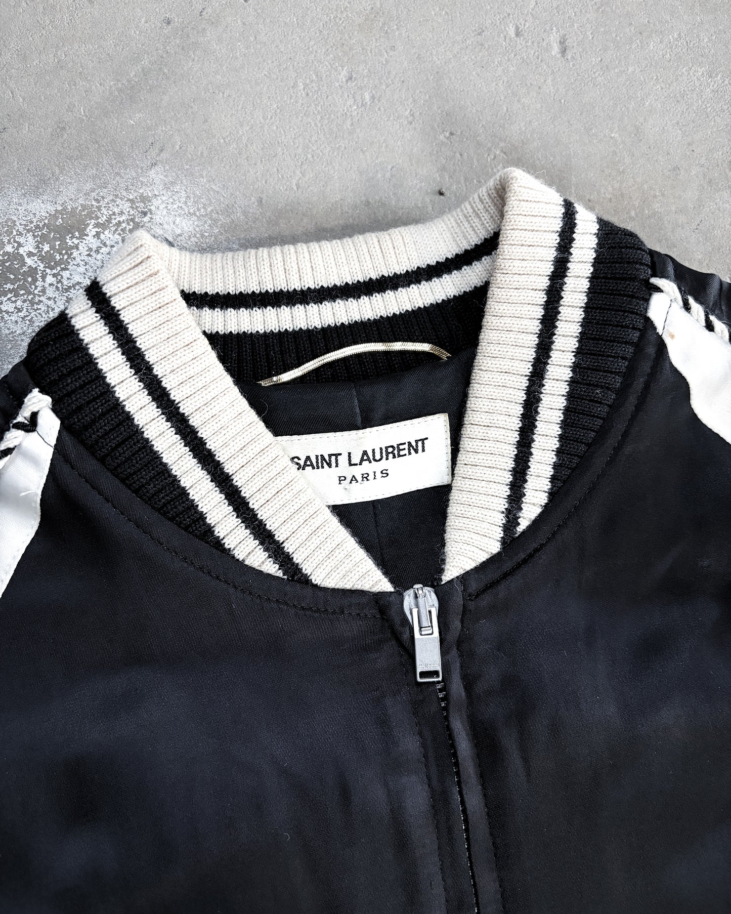 S/S14 BLOODLUSTER SATIN BOMBER JACKET